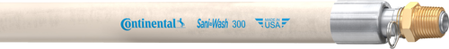 Sani-Wash White 300 PSI WP 1/2"x50' 1/2" NPTxFGHT w/ Dinga
