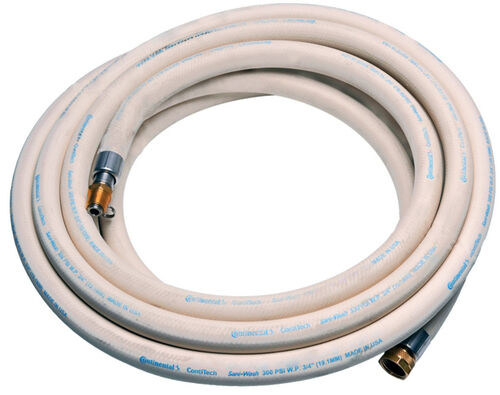 Sani-Wash White 300 PSI WP 3/4"x25' 1/2" NPTxFGHT